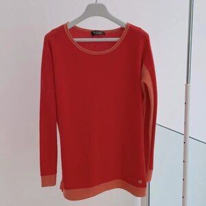 Baby cashmere sweater orange-peach